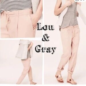 Lou & Grey Blush Pink Drawstring Joggers